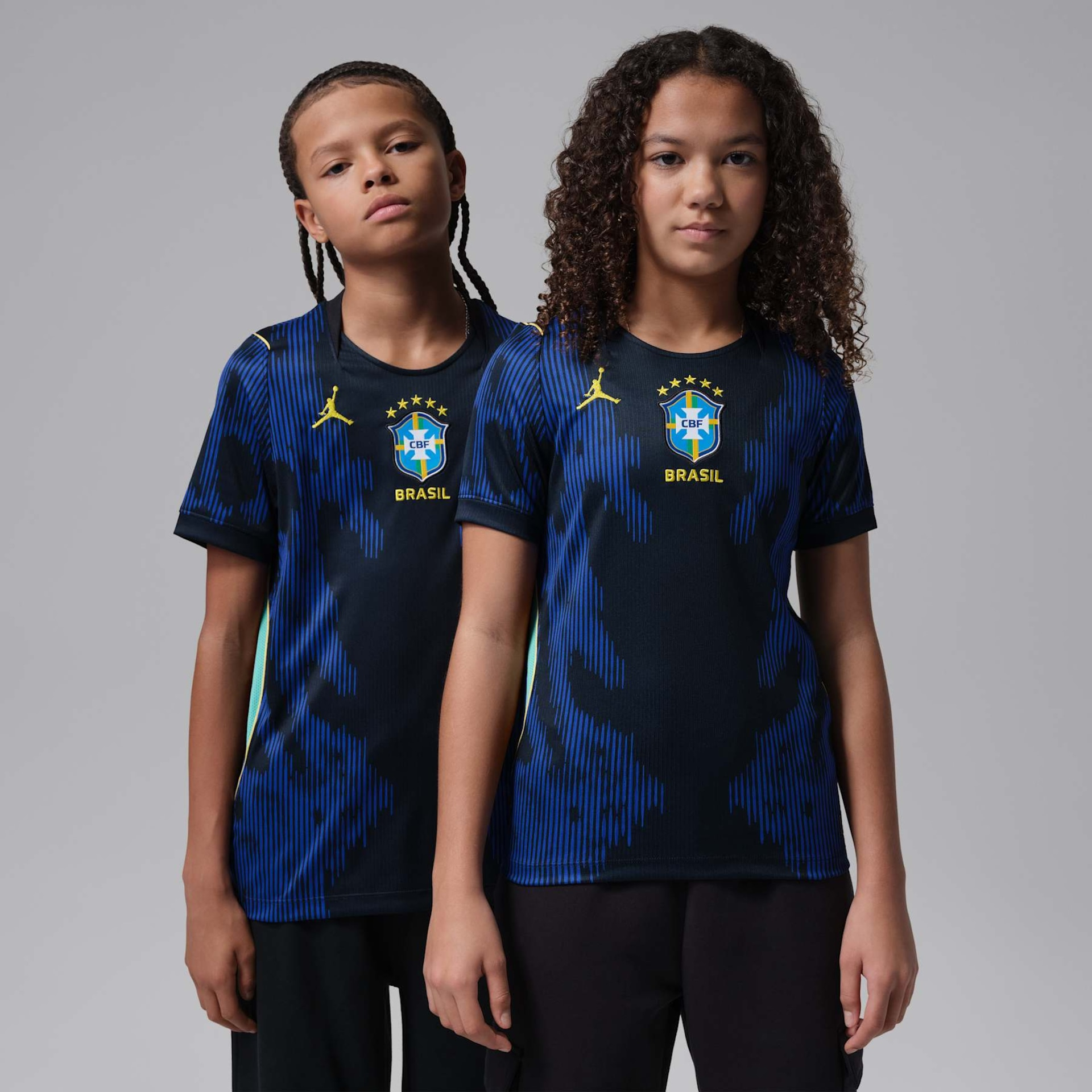 09762215_resultado Camisa Brasil Jordan II 2026-27 Torcedor Pro Criança - Imagem 1